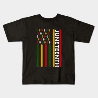 juneteenth flag 2023 Kids T-Shirt